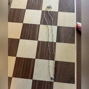 Kendra Scott sterling silver druzy necklace